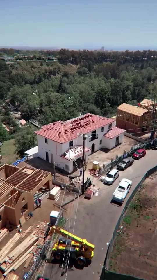 Tile roof install